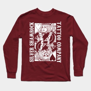 Silver Shamrock Tattoo Company Suicide King Long Sleeve T-Shirt